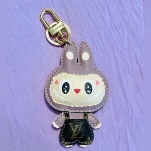LV Labubu Leather Charm